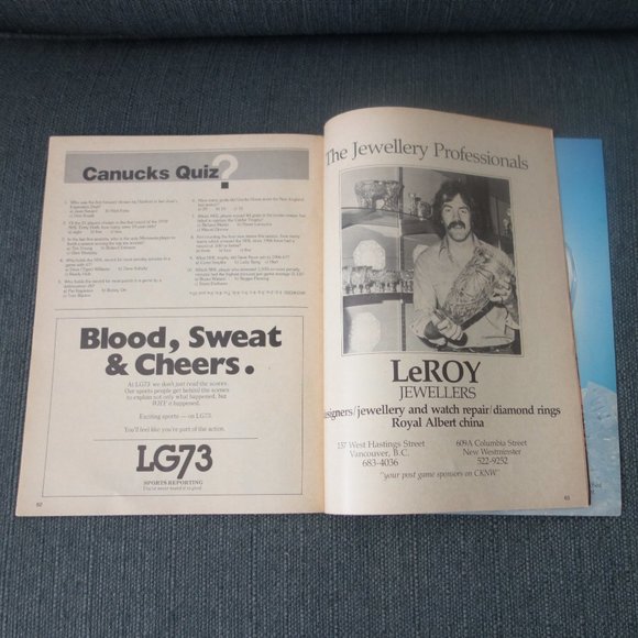 Vintage Canucks Whalers Tuesday December 11 1979 Program Program - Picture 13 of 16